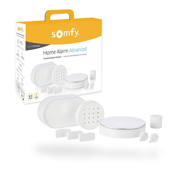 SOMFY - Alarme sans fil - Home Alarm Advanced - Kit sécurité - Blanc - large