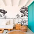 99DECO - Papier peint panoramique - La Plage - Noir - intissé : 150g/m² - 9 lés : 432x270cm - vignette