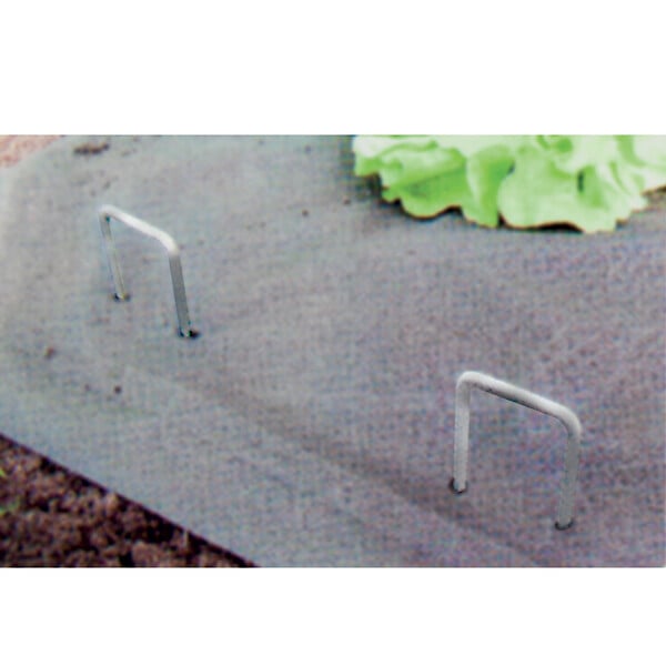 WERKAPRO - Lot de 10 Agrafes métalliques galvanisées   15x4cm - large