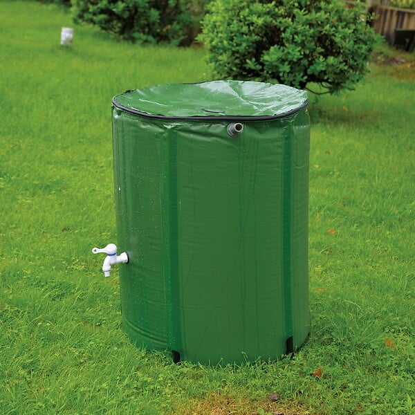 WERKAPRO - Récupérateur d'eau de pluie avec cuve  250 L - large