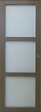 GD MENUISERIES - Porte Coulissante Gris Taupe RAL 7006 Vitee H204 x L73 cm - vignette