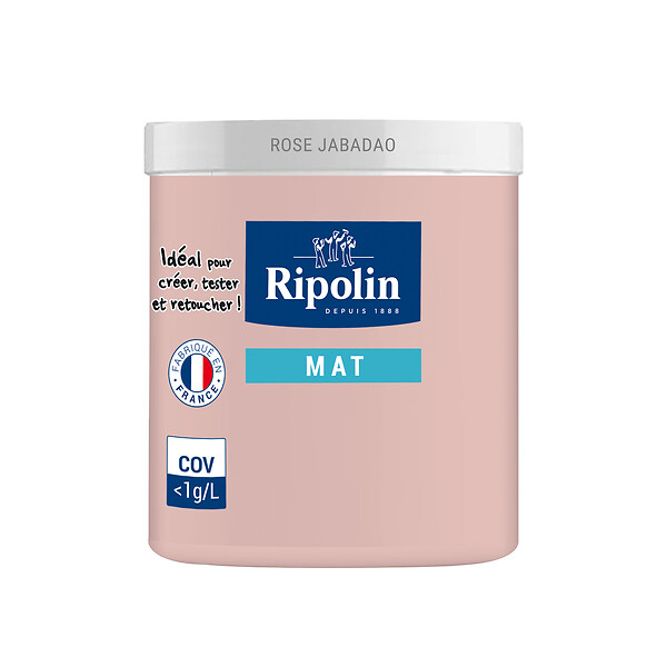 RIPOLIN - Testeur de peinture mate - Rose Jabado - 75ml - large