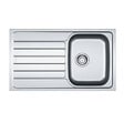 FRANKE - evier à encastrer 45cm inox avec siphon - 006099 - vignette