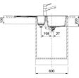 FRANKE - Evier à Encastrer 60cm Carbone - 915717 - vignette