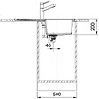 FRANKE - evier à encastrer 50cm tectonite - 955799 - vignette