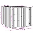 VIDAXL - vidaXL Abri de jardin Gris 195x198x159 cm Acier galvanisé - vignette