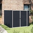 VIDAXL - vidaXL Abri de jardin Anthracite 195x198x159 cm Acier galvanisé - vignette