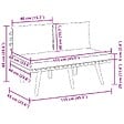 VIDAXL - vidaXL Banc de jardin avec coussins 115 cm Bois solide d'acacia - vignette