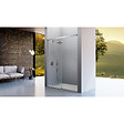 KASSANDRA - Paroi de douche fixe + Porte coulissante URBAN 156-159 cm - vignette