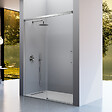 KASSANDRA - Paroi de douche fixe + Porte coulissante URBAN 101-104 cm - vignette