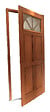 GD MENUISERIES - Porte d'entrée Bois Vitrée Ferji, H215 x L90 cm Côte Tableau p.Gauche - vignette