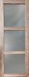 GD MENUISERIES - Porte Coulissante bois Frake Vitrée H204 x L73 cm - vignette