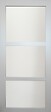 GD MENUISERIES - Porte Coulissante Greyria Gris 3 Panneaux Gris Clair H204 x L73 cm - vignette