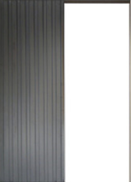 GD MENUISERIES - Porte Coulissante Tamera blanc 4 panneaux H204 x L63 cm, Galandage, kit finition - large