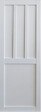 GD MENUISERIES - Porte Coulissante Atelier 2 Panneaux Blanc H204 x L83 cm, Rail Alu - vignette