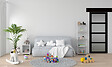 GD MENUISERIES - Porte Coulissante Telia Noir Vitrée H204 x L83 cm, Rail Alu bandeau noir - vignette