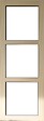 GD MENUISERIES - Porte Coulissante bois Ayous Vitrage transparent H204 x L73 cm - vignette