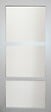 GD MENUISERIES - Porte Coulissante Greyria Gris Clair Vitrée H204 x L93 cm - vignette