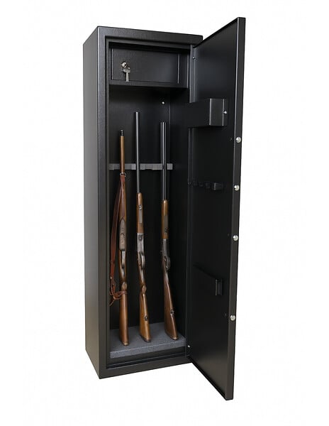 TRESORSAFE - Armoire À Fusils Tresorsafe 8 Armes Serrure À Clés - large