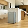 KITCHEN MOVE - Poubelle automatique inox DAYTONA argent 90L - vignette