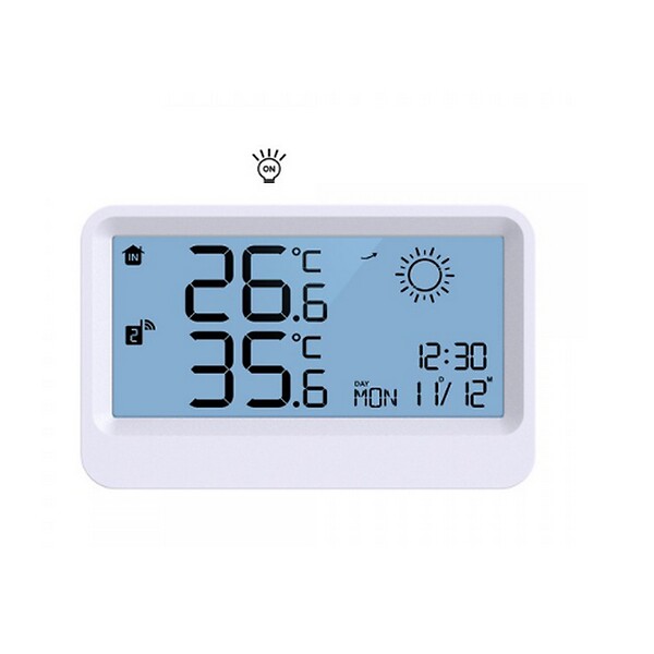 LIVOO - station météo blanc - SL265W - large