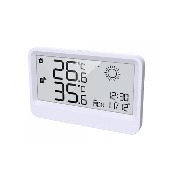 LIVOO - station météo blanc - SL265W - large