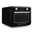 SMEG - Mini four combiné vapeur 1800w noir - COF01BLEU - vignette