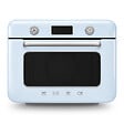 SMEG - Mini Four Combiné Vapeur 1800w Bleu Azur - COF01PBEU - vignette