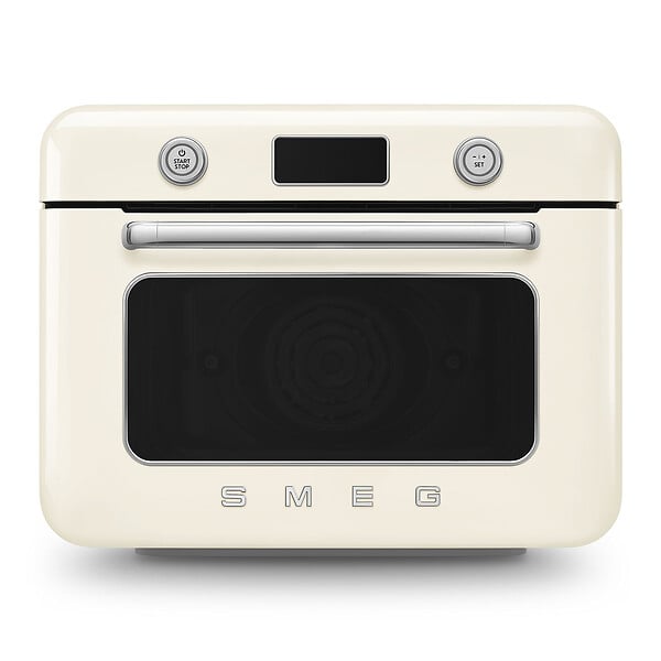 SMEG - Mini Four Combiné Vapeur 1800w Crème - COF01CREU - large