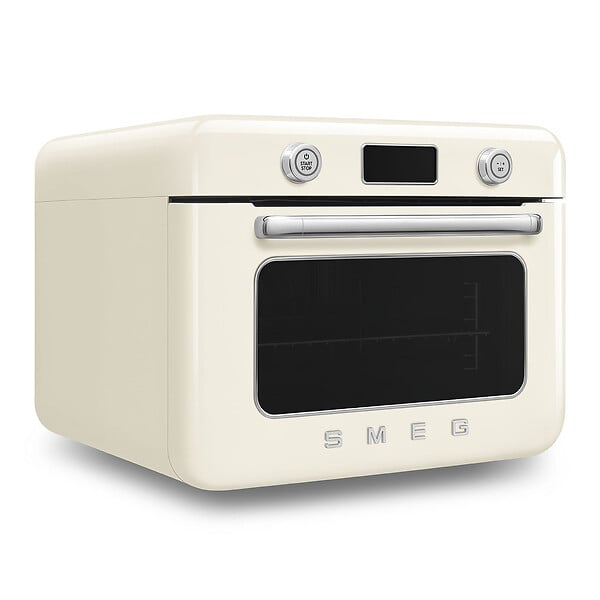 SMEG - Mini Four Combiné Vapeur 1800w Crème - COF01CREU - large