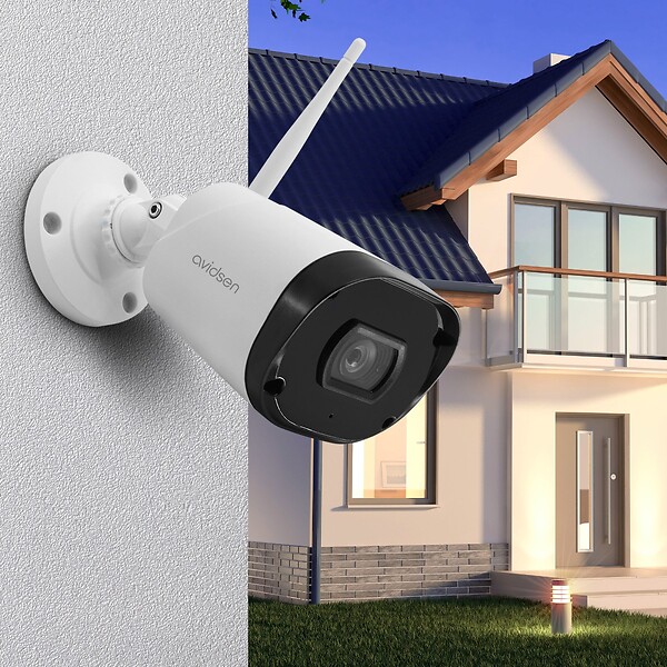 AVIDSEN - Lot de 2 caméra connectée AvidsenHome HomeCam WR - large