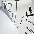 99DECO - Papier peint panoramique - Face Contour - Noir - intissé : 150g/m² - 9 lés : 432x270cm - vignette