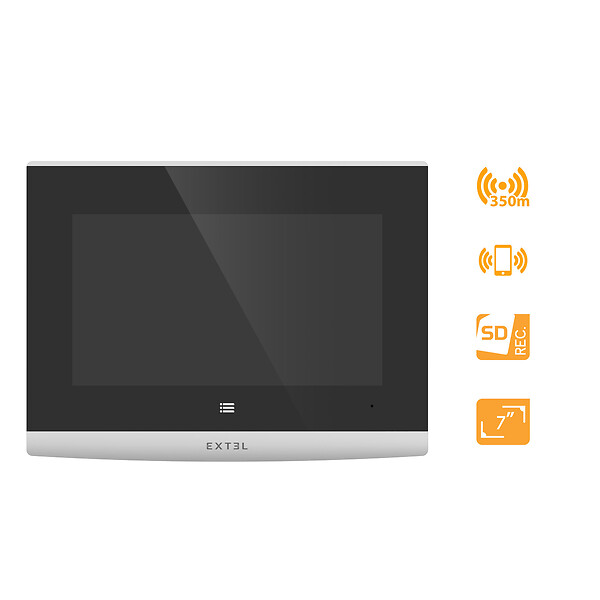 EXTEL - Kit Visiophone connecté et sans fil Wave 2 + 1 batterie supplémentaire - Extel - large