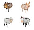 GALIX - Animaux solaire Métal (Chien, Cochon, Vache, Mouton) - vignette