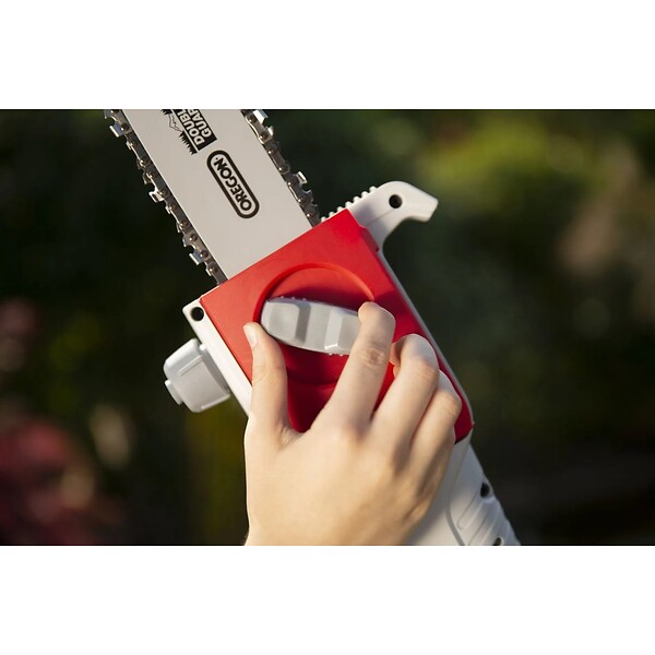 IKRA - Elagueur sur perche 20V Télescopique jusqu'à 4m - Elagueuse Guide Oregon 20cm- Batterie lithium 2.0Ah Chargeur IKRA - large