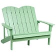 BELIANI - Banc de jardin ADIRONDACK 125 cm Vert clair - vignette