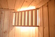 WEKA - Sauna angle d'intérieur VALIDA 1 GTF avec poele 5.4kW- madrier 38mm - - vignette
