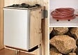 WEKA - Sauna d'intérieur VALIDA 2 GT avec poele 5.4kW- madrier 38mm - - vignette