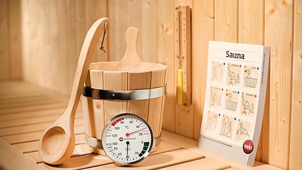 WEKA - Sauna angle d'intérieur VALIDA 1 GTF avec poele 5.4kW- madrier 38mm - - large