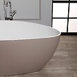 KIAMAMI VALENTINA - Baignoire Autoportante En Résine Beige | Rachele - vignette