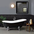KIAMAMI VALENTINA - Baignoire Style Classique Blanche Et Noire | Romantica - vignette