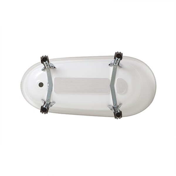 KIAMAMI VALENTINA - Baignoire Îlot Style Classique Sur Pieds Argentés | Romantica - large