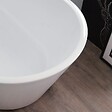 KIAMAMI VALENTINA - Baignoire Autoportante En Acrylique Blanc 180 Cm | Allegra - vignette