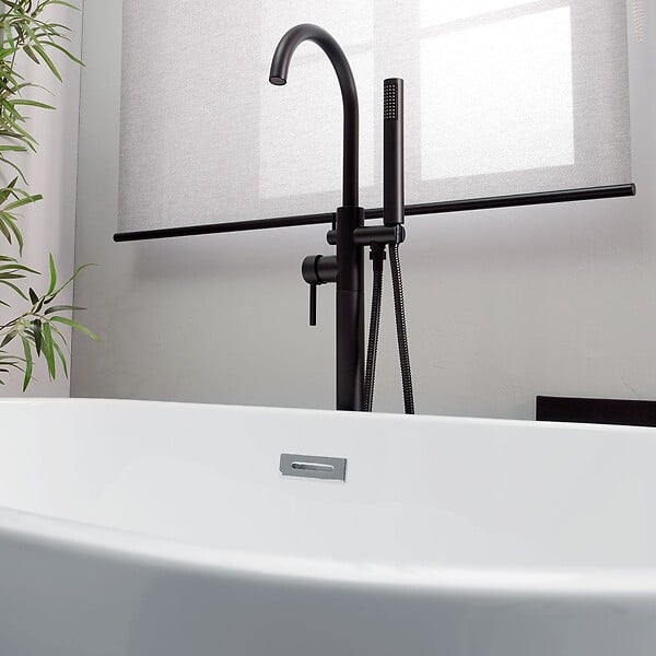 KIAMAMI VALENTINA - Baignoire Acrylique Ovale 150 Cm | Allegra - large
