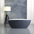 KIAMAMI VALENTINA - Baignoire En Résine Naturelle, Finition Élégante, 150X70x56  | Rachele - vignette