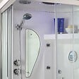 KIAMAMI VALENTINA - Cabine De Douche Multifonction 70X110 Droite Avec Bain- Vapeur | Iride - vignette