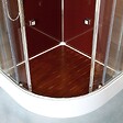 KIAMAMI VALENTINA - Cabine Box De Douche Avec Hydromassage 90X90 Semi-Circulaire | Cosmo - vignette