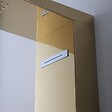KIAMAMI VALENTINA - Panneau De Douche Or Avec Hydromassage Et Design Moderne Mural H 150Cm - vignette