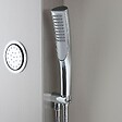 KIAMAMI VALENTINA - Panneau De Douche Chromé Avec Hydromassage Et Pommeau De Douche À Pluie - vignette