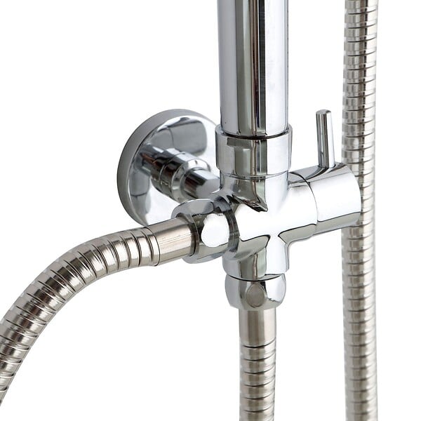 KIAMAMI VALENTINA - Colonne De Douche Avec Douchette Et Pommeau Fixe Ronde - large